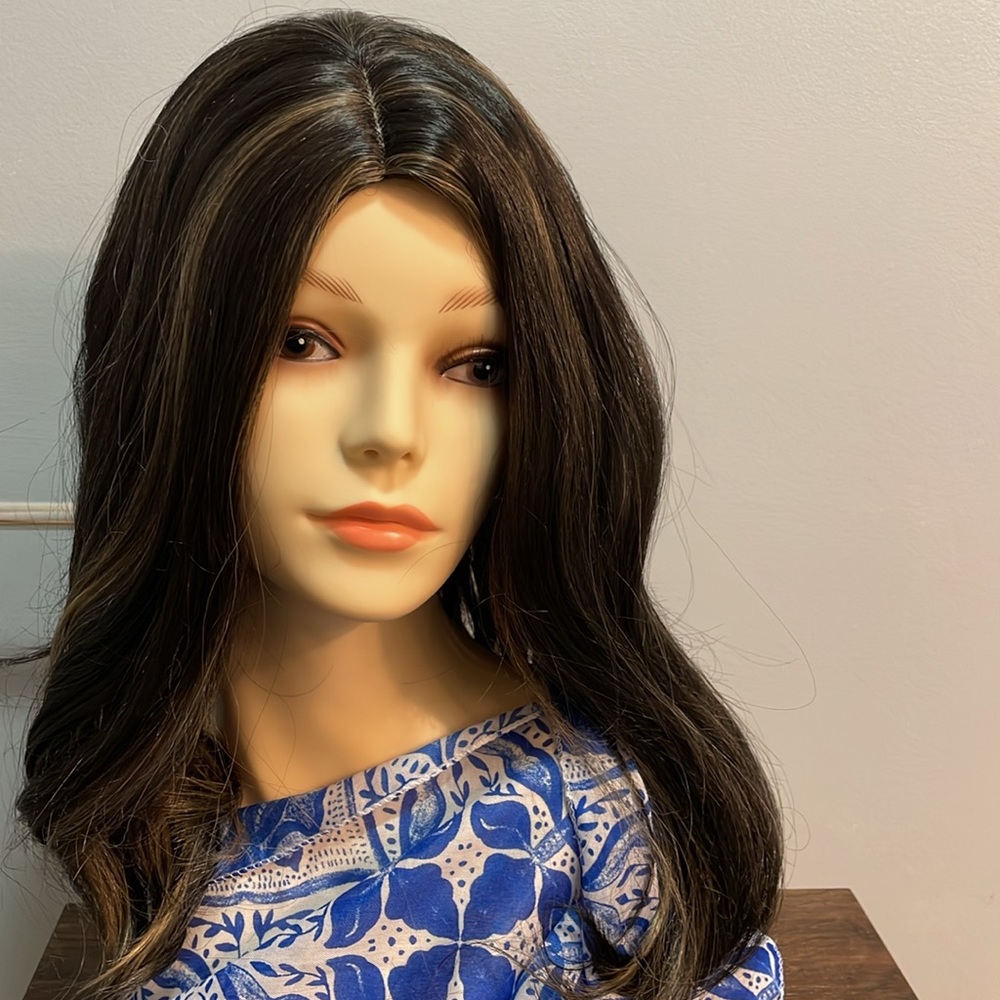 Long Dark Wig NWT Unbranded